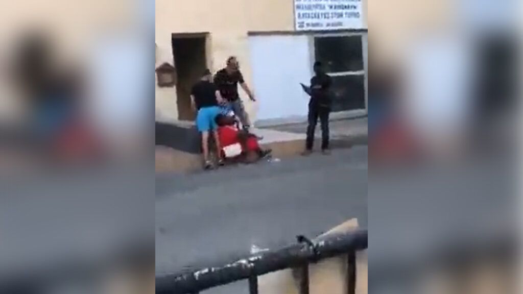 Video: Cyprus man brutally assaults Black woman from Congo holding her baby in racist attack