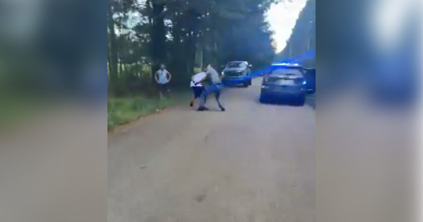Video shows Mississippi trooper beating handcuffed Black man on road