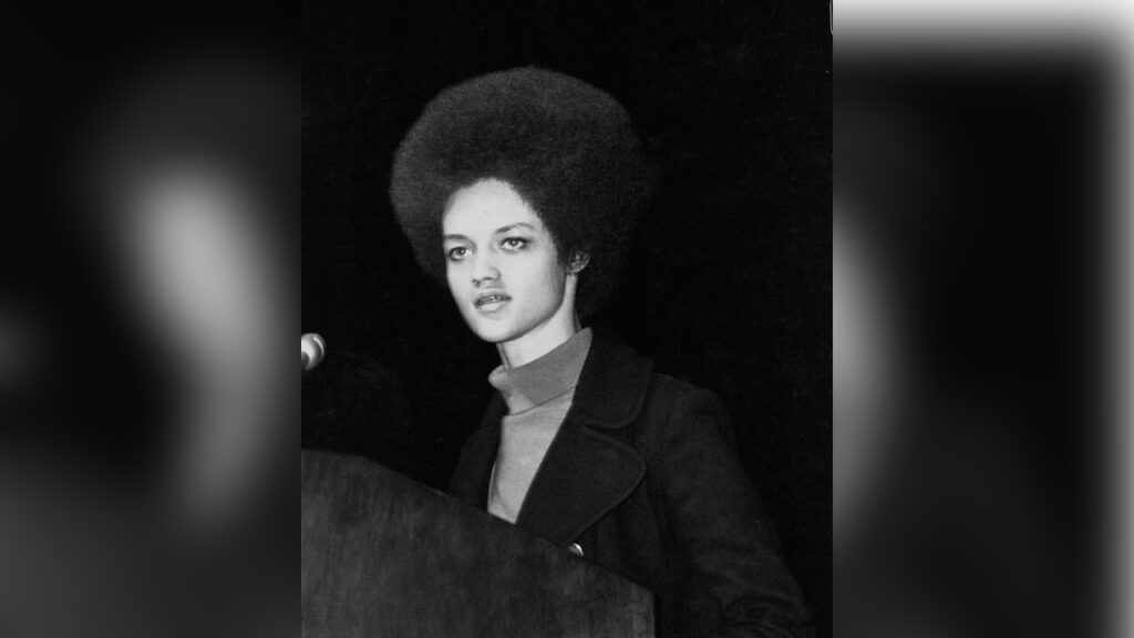 "File:Kathleen Cleaver.jpg" by State Library and Archives of Florida is marked with CC0 1.0.
