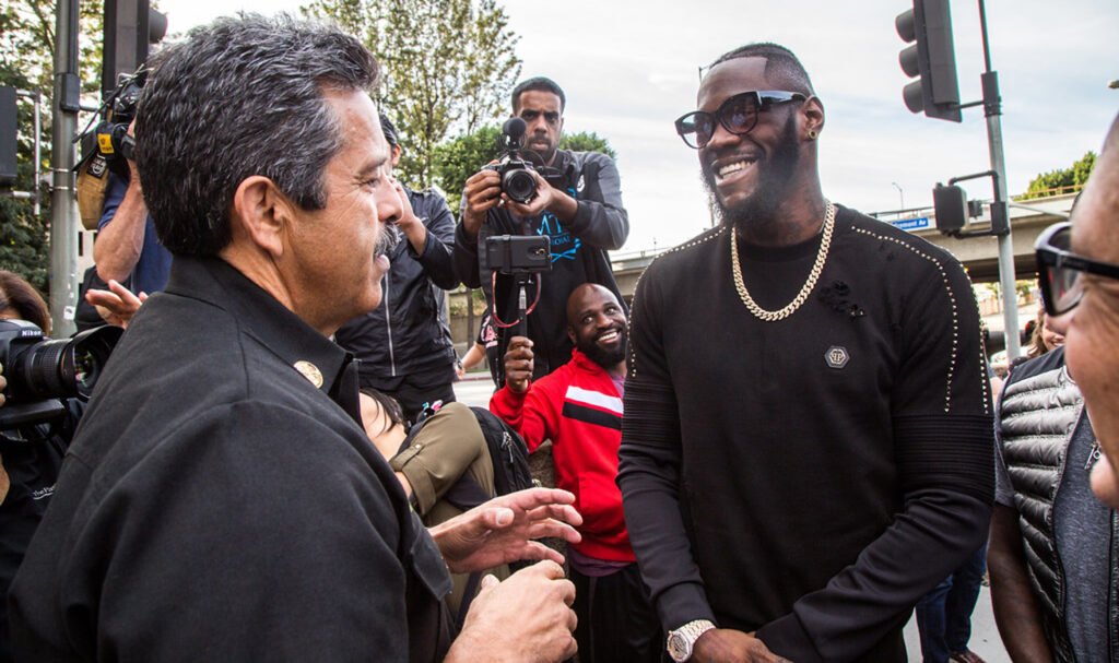 Deontay Wilder arrested in L.A. on gun charge