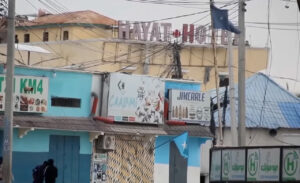 A group of militants linked to al-Qaeda opened fire at a hotel in Mogadishu, Somalia on Aug. 19, 2022. (Source: Screenshot - Sky News/YouTube)