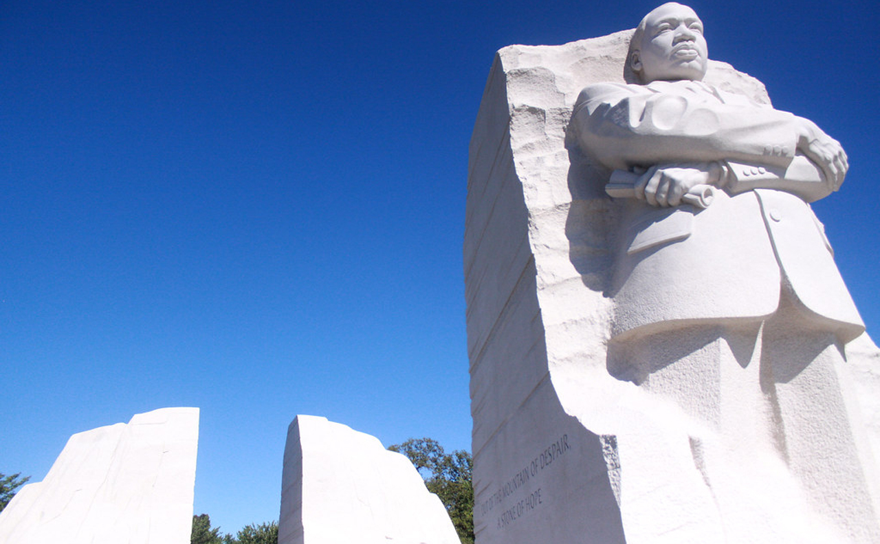 "Martin Luther King, Jr. memorial" by Gage Skidmore is licensed under CC BY-SA 2.0.