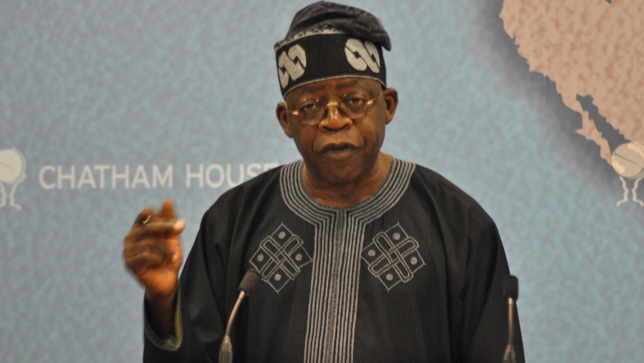 "File:Asiwaju Bola Ahmed Tinubu (5980497975).jpg" by Chatham House is licensed under CC BY 2.0.