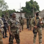 Wagner Group mercenaries seen with troops in the Central African Republic. (Credit: Screenshot - TODAY/YouTube)