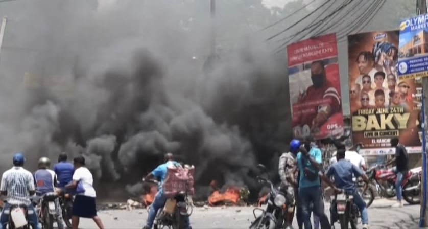 Gang violence in Haiti continued to escalate, sending many citizens fleeing from their homes. A delegation of Kenyan officials arrived on Sunday, Aug. 20. 2023 to assess where a multinational force led by Kenyan should possibly be established. (Credit: Screenshot - WION/YouTube)