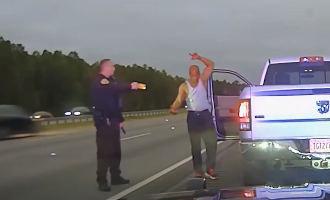 Dash cam video showed the encounter leading up to a Camden County sheriff's deputy who fatally shot Leonard Cure on Oct. 16, 2023, who was exonerated and freed from prison in 2020. (Source: Camden County Sheriff's Office)