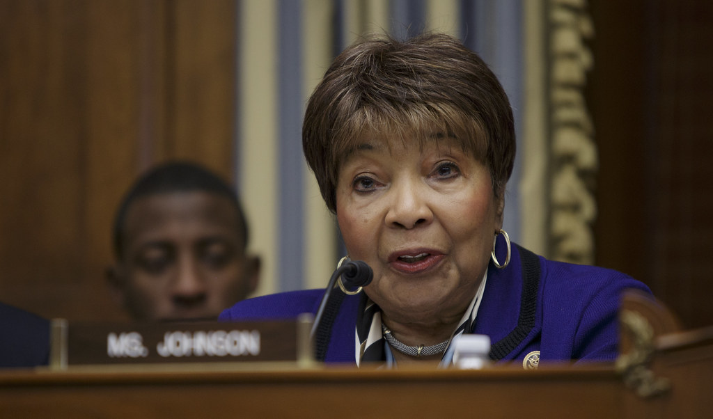 Eddie Bernice Johnson at "ISS Downlink with House Committee on Science, Space and Technology (NHQ201512020002)" by NASA HQ PHOTO is licensed under CC BY-NC-ND 2.0.