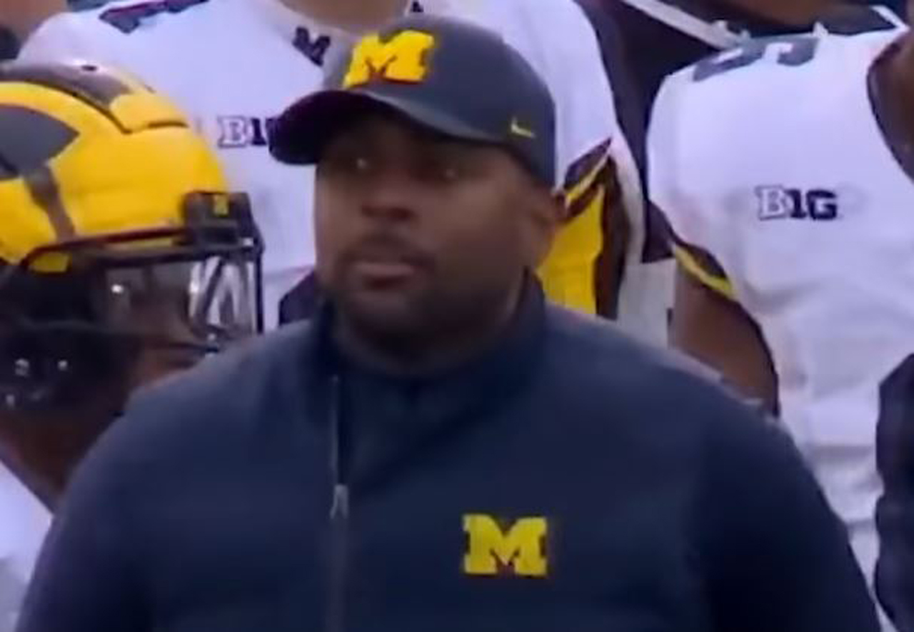 Sherrone Moore becomes first Black head coach at University of Michigan football