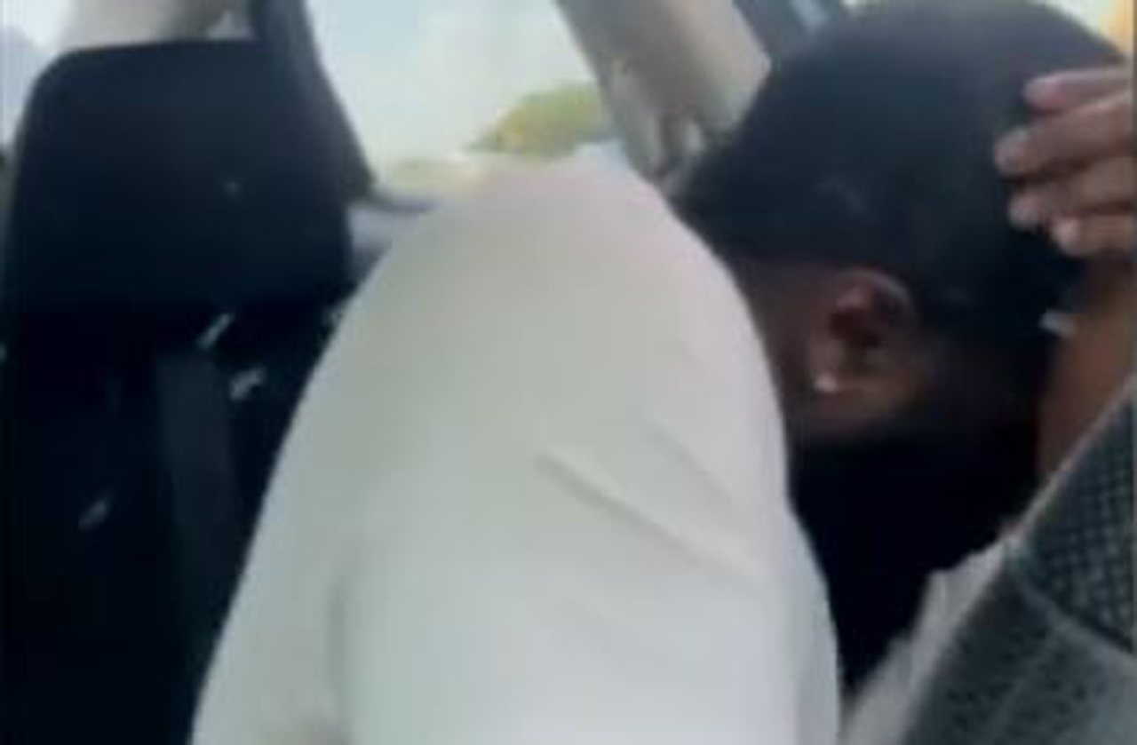 Nicholas Hoskins is suing San Diego Police Department for racial profiling after he was pulled over and his car window was broken by police on May 9, 2024. (Source: Screenshot - KFMB)